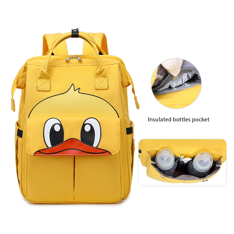 Design Waterproof Wet Mom Nappy Mommy Bags Reusable Wet portable 3 in 1 Baby Sleeping Diaper Bag Backpack with Changing Station
