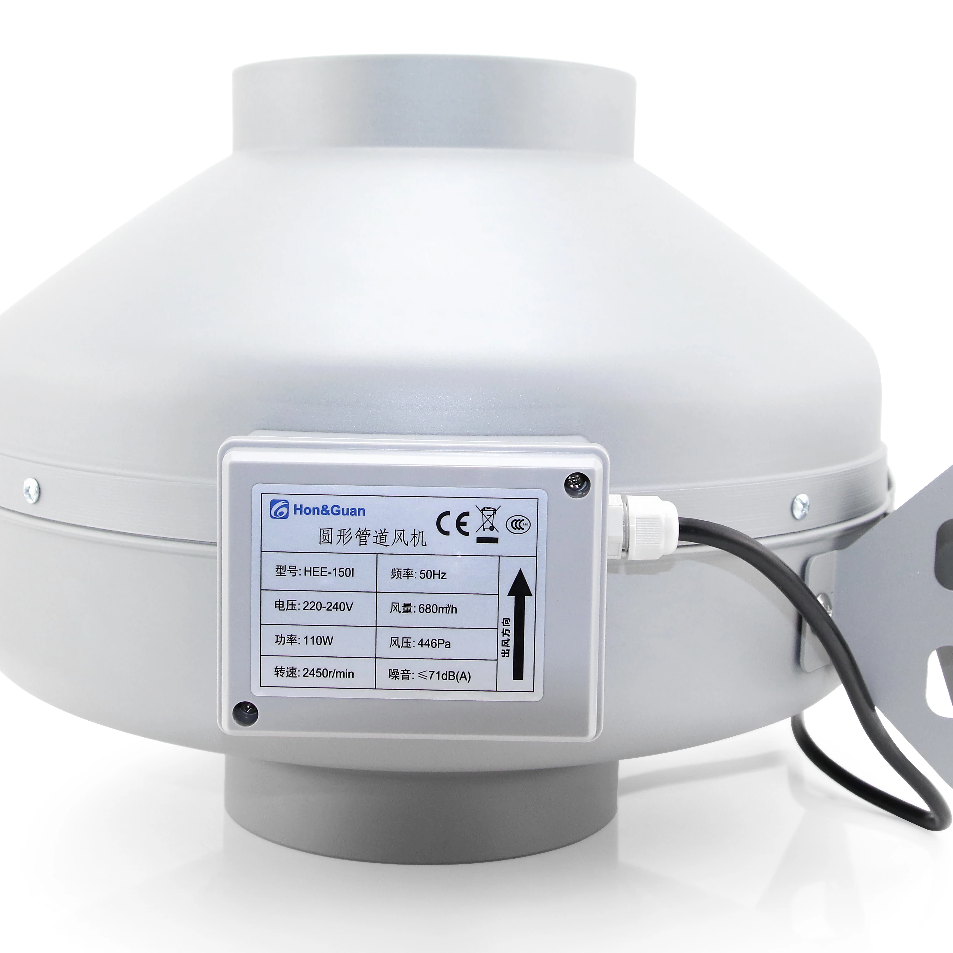 Hon&Guan electric cooling fan ebmpapst cooling fan dust extractor fan