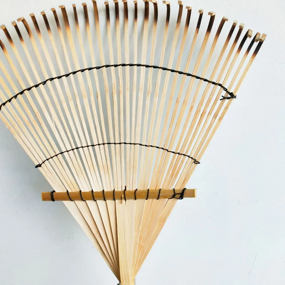 Экологичный 100% натуральный 33 зубчатый бамбуковый ручной грабли