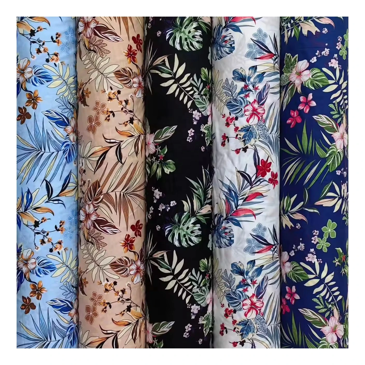 china supplier factory ready goods on super soft rayon  printing mixed fabric for men clothes