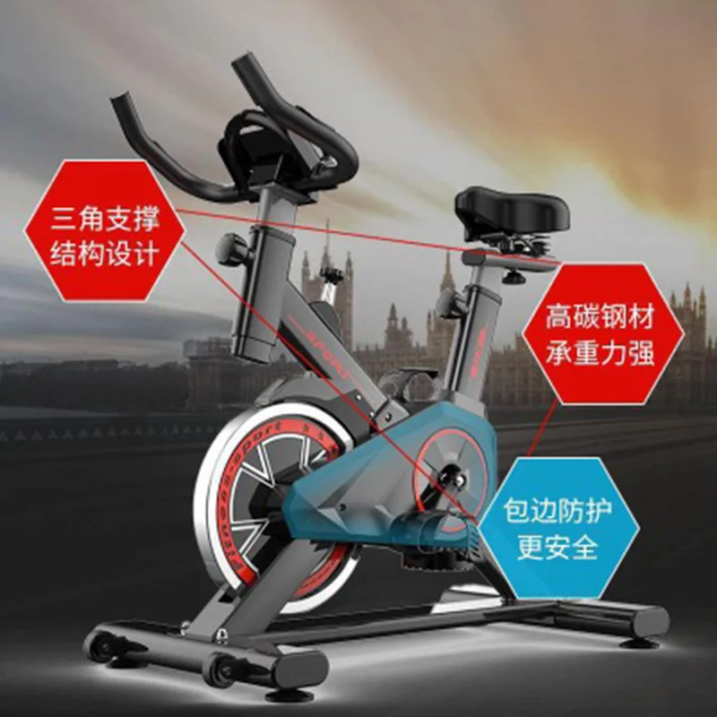 Commercial Spinning Bike Professional Fitness Magnetic Resistance Body Fit Indoor Exercise Spinning Bike with Screen Black