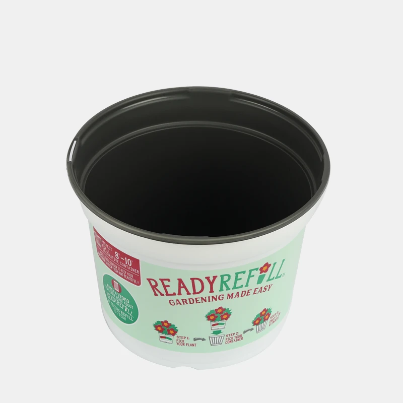 Creative Green Plant Round Planting Pot PP Nursery Plant flower pot