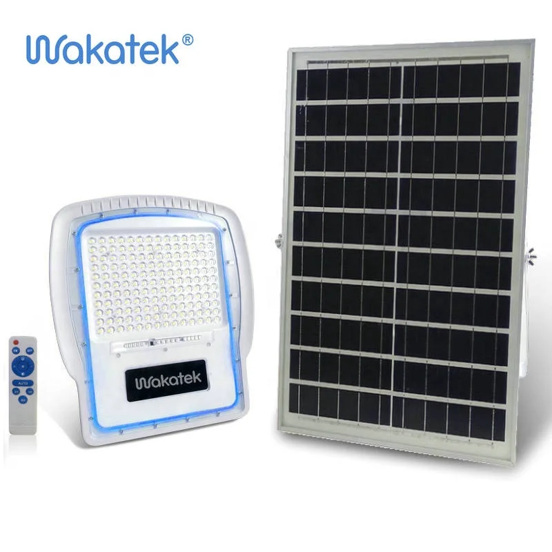 Наружный светодиодный уличный фонарь WAKATEK 300 Вт садовый светильник на солнечной батарее наружное украшение для сада