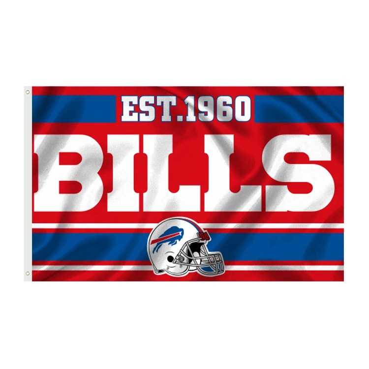 3x5ft High Quality Custom Design OEM Flags Football Banner Buffalo BILLS Flag