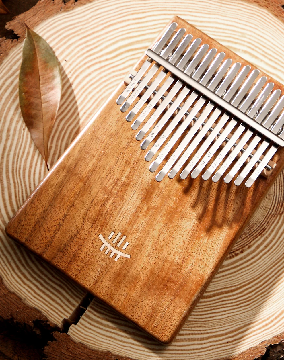 Sapele Cup Shape Plate Kalimba 17 Key Thumb Piano