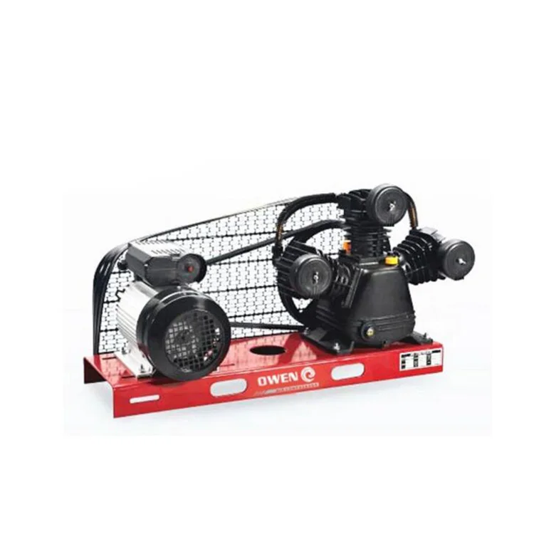 Низкий уровень шума 5.5KW 7.5HP 115PSI поршневая опорная пластина с креплением Электрический воздушный компрессор 8 бар поршневой воздушный компрессор Мотор