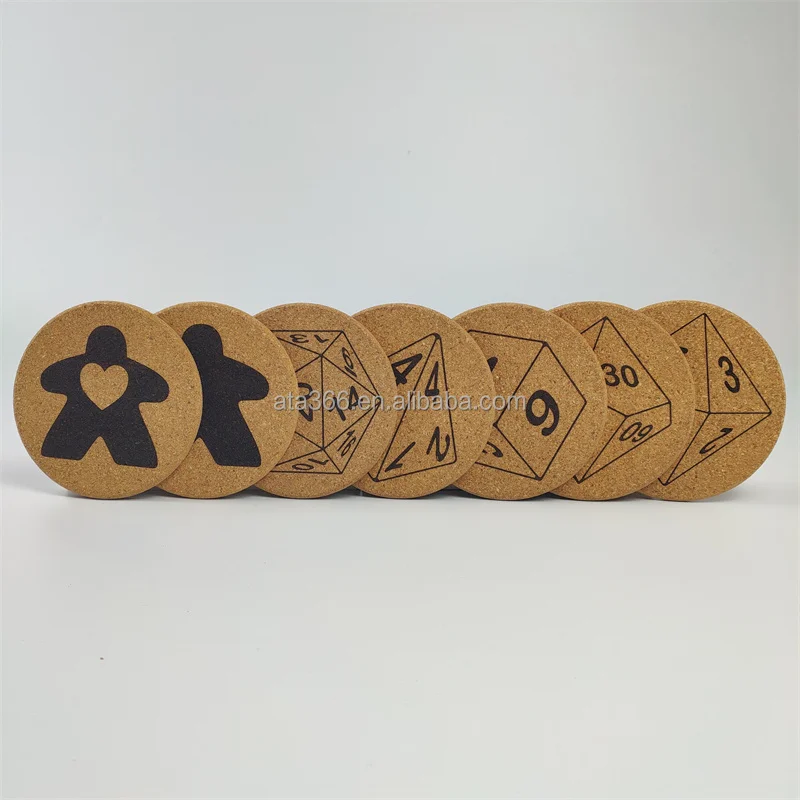 9 cork coaster flower cork coaster cat ceramic coasters with cork