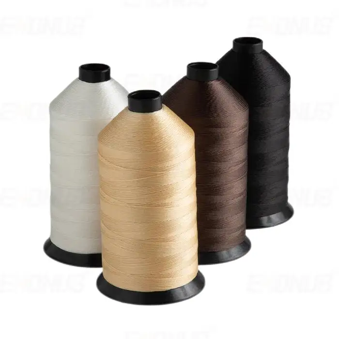 Superior Abrasion Resistance Tex 70 Bonded Black Nylon M40 Sewing Thread For Bag