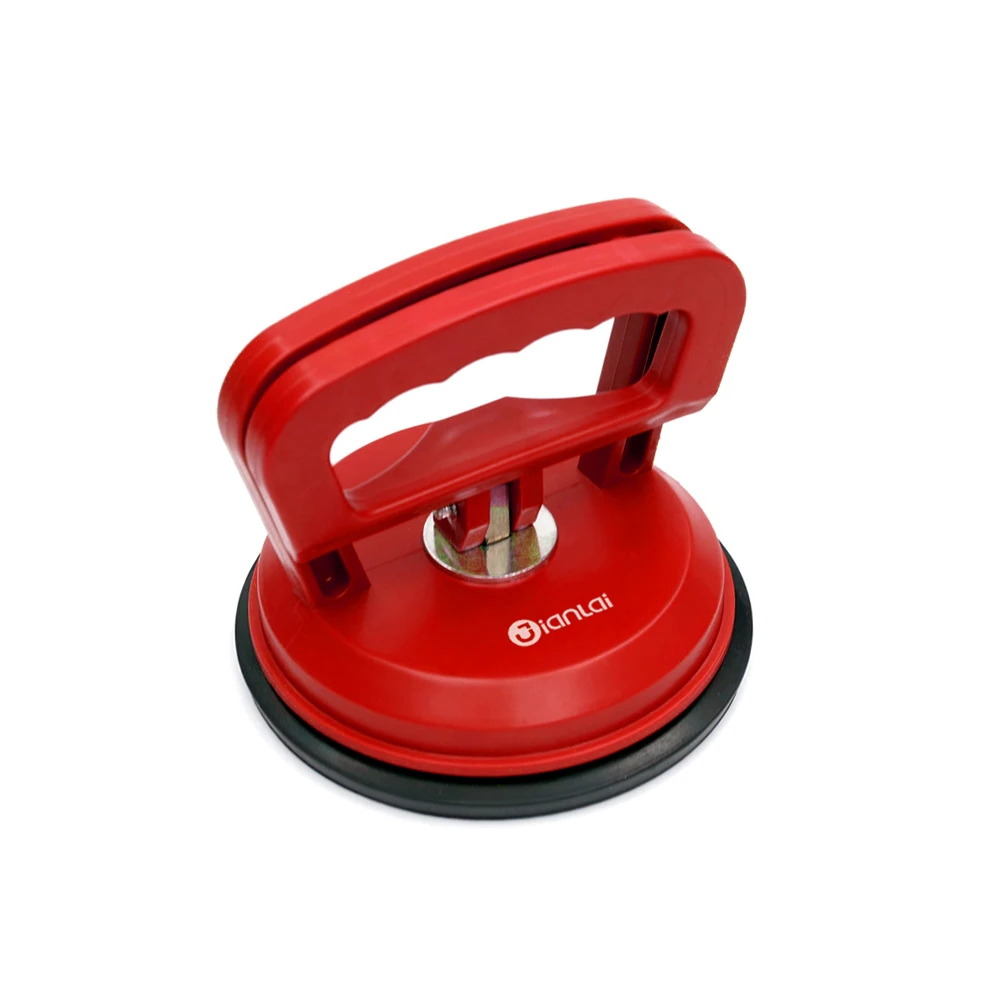 Factory Direct Sale Movable Glass Holder Suction Cups Single Claws Rubber Plate Manual Vacuum ABS Plastic Glass Sucker