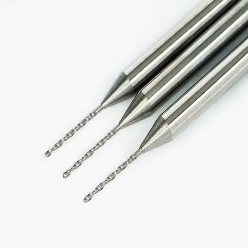 Solid Carbide Drill Bit Tungsten Steel Drill Fixed Handle Shank Metal Precise Drill Twists Tool