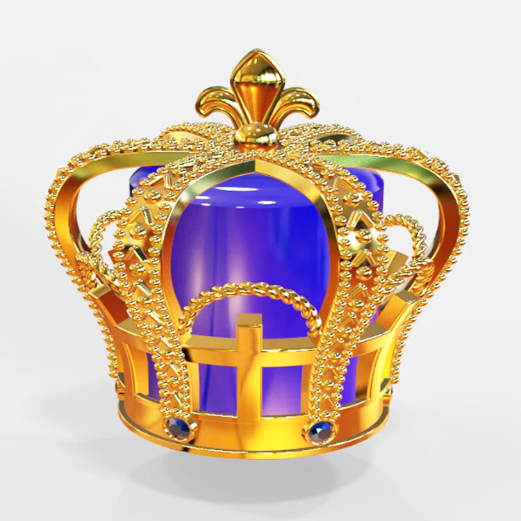 Crown perfume cover zinc alloy perfume cover bottle caps manufacturers for glass bottle FEA15