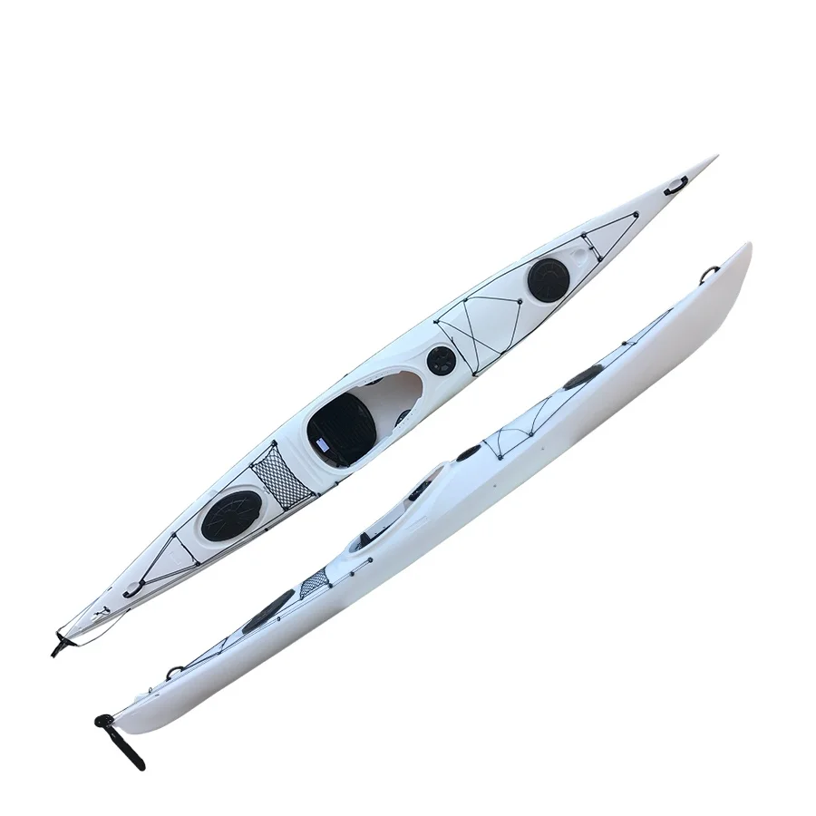 Большая кабина морского океана HDPE байдарка Одноместный гоночный каяк для европейского рынка
