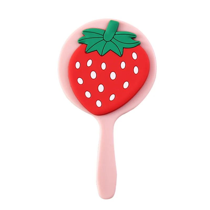 Mini cartoon portable makeup mirror cute travel single sided handheld vanity mirror