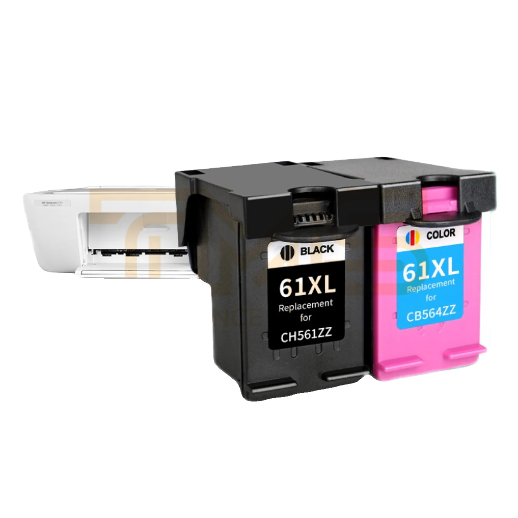 TMS 61XL HP 61 XL Black Remanufactured Color refilling ink cartridges For HP Deskjet Ink for HP61XL 5220 5230 3630 Printer hp