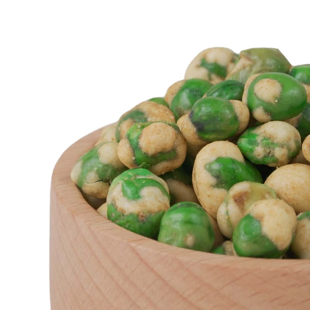 Factory Wholesale High protein and crispy Sichuan Chilli Peas Coated Green Peas Spicy Peas