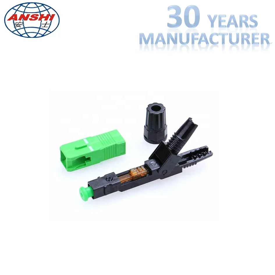 ANSHI Fiber Optic SC/PC Quick FAST CONNECTOR