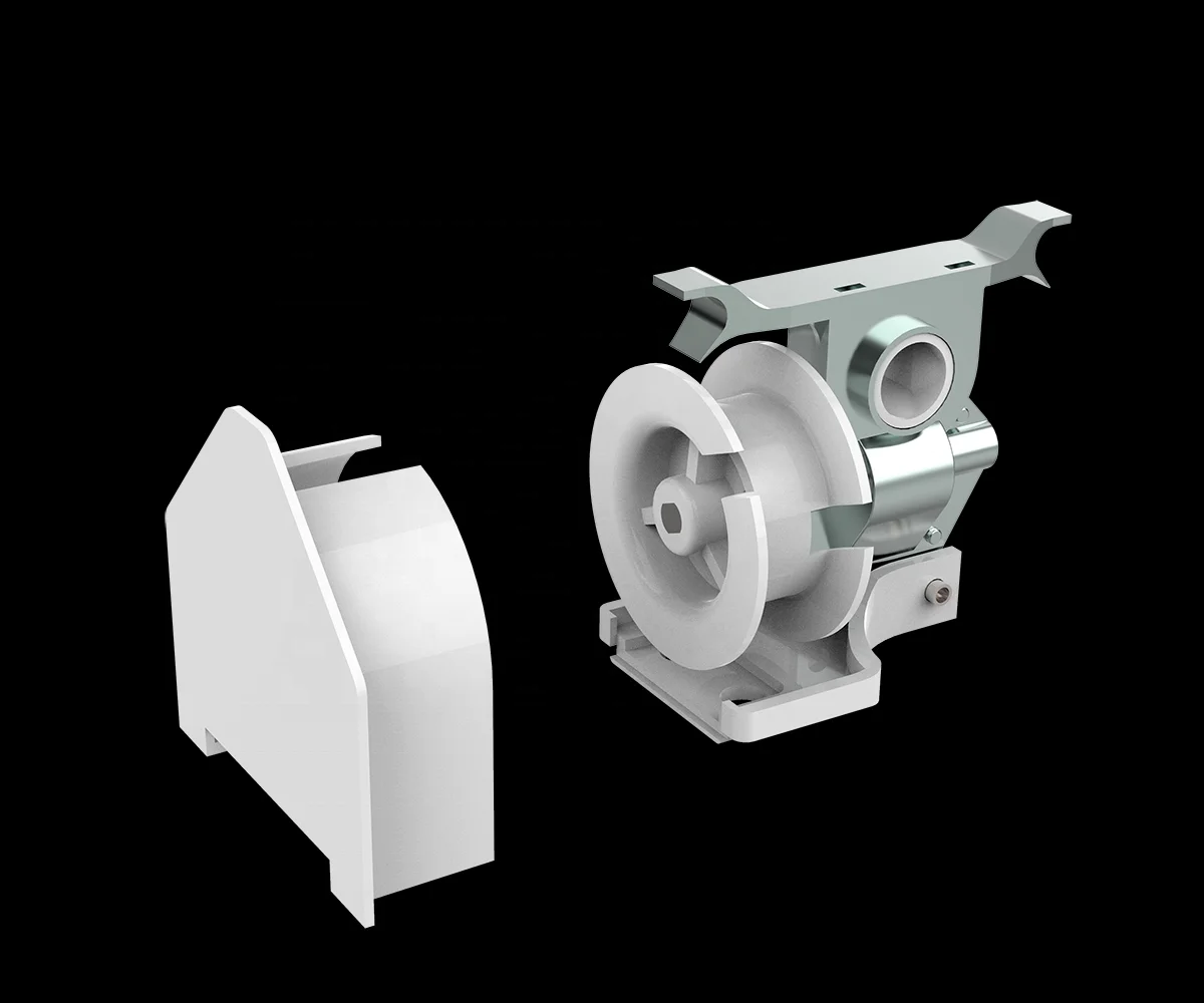 Wholesale window blinds shades shutter curtain accessories tilt mechanism for 50 mm Venetian curtain rods and rails