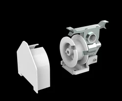 Wholesale window blinds shades shutter curtain accessories tilt mechanism for 50 mm Venetian curtain rods and rails