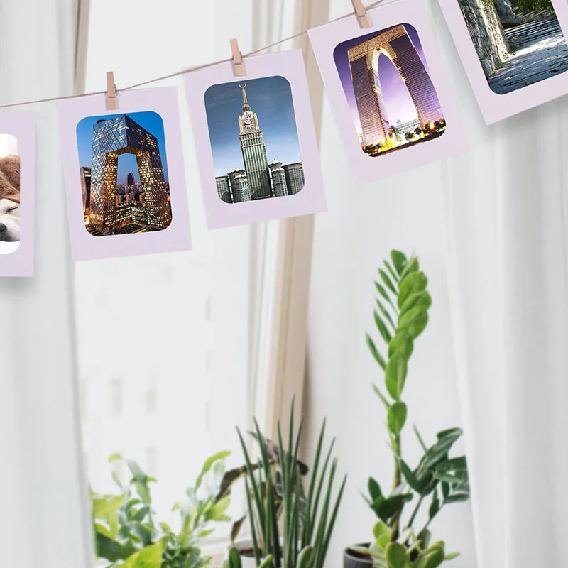 No MOQ Room Decorative Wall Hang Photo Organizer Paper frame for Bedroom Birthday Gift