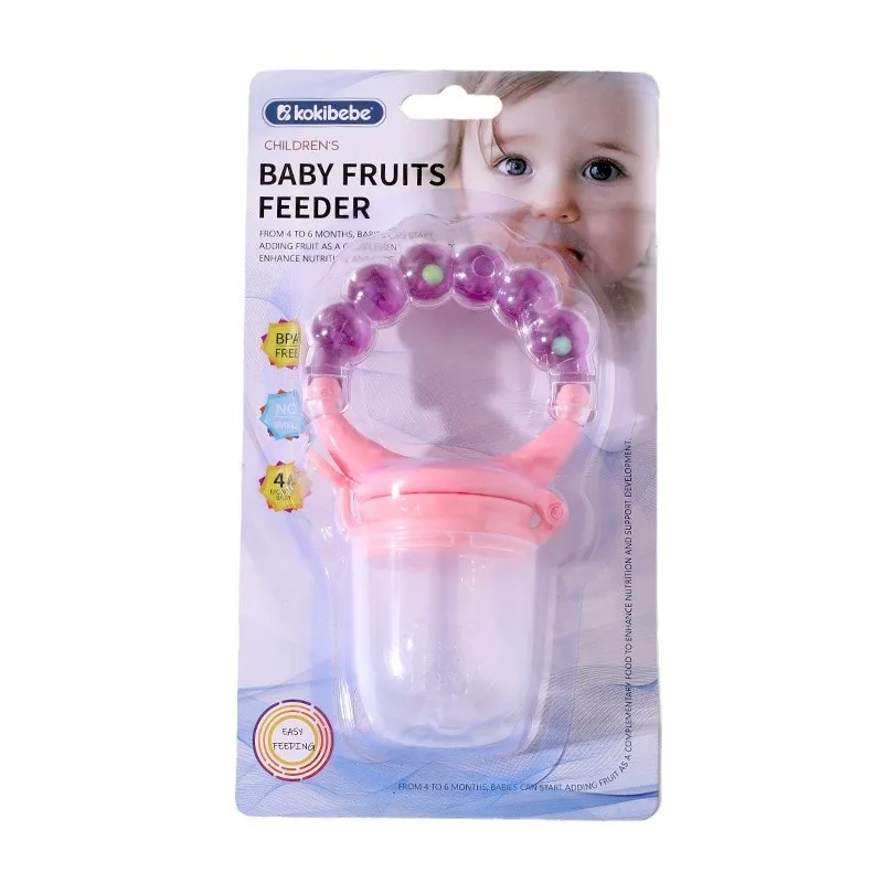 baby Baby feeder Bite Play Teeth Gel Molar Stick Silicone Baby Feeder for Infants and Toddlers for Fruit Eating and Teething