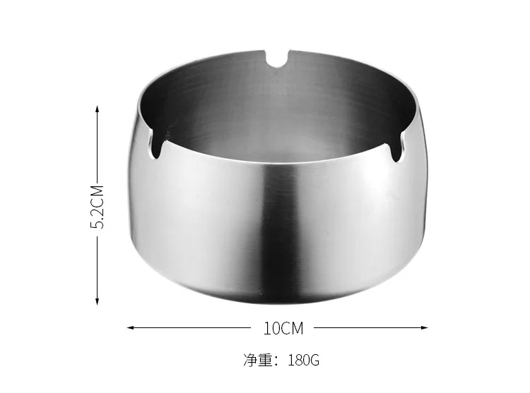 
Wholesale Superior Quality Factory Custom Zinc Alloy Material Metal Ashtray 
