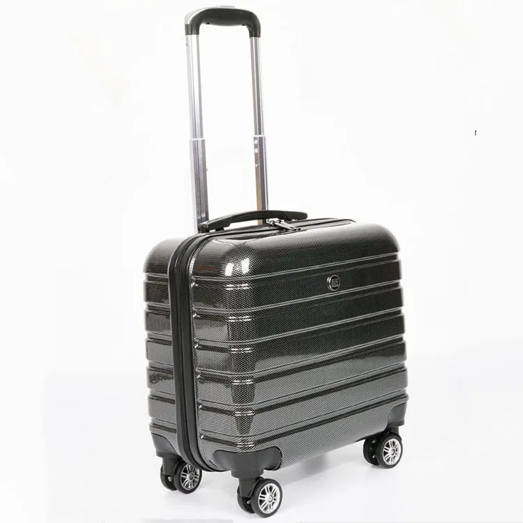 2024 16 Inch Hard Wheeled Hardside Luggage Bag ABS + PC Small Trolley Travel Suitcase Carry-on Hardshell Case With Password Lock