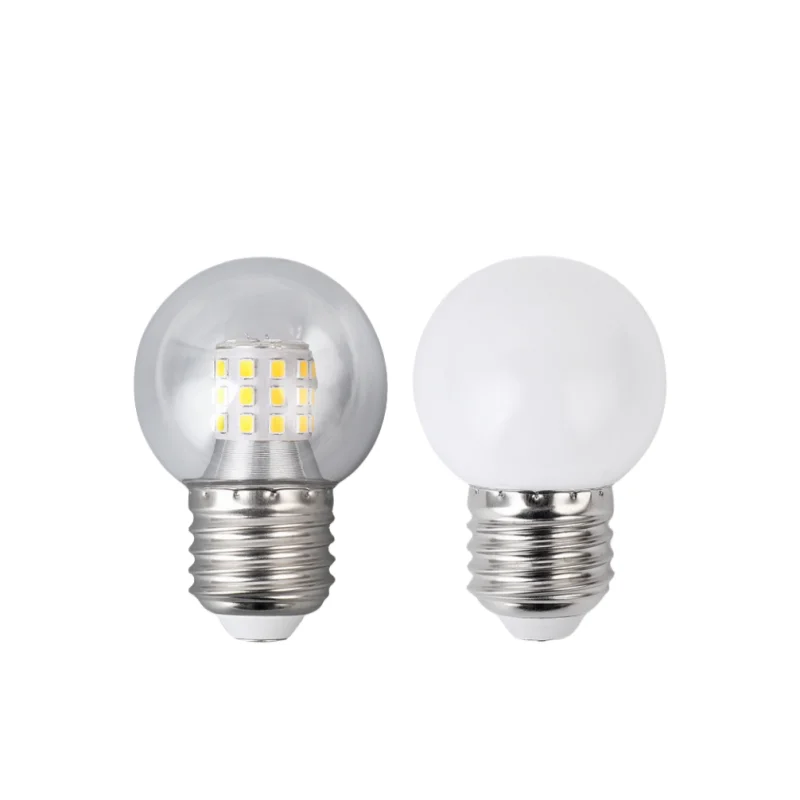 Clear Led Light 1W 3W 5W 7W 9W Bulb G45 Magic Bean Bulb E27 B22 LED Corn Bulb Micro Lamp