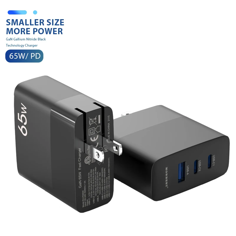  Зарядное устройство GaN 4 0 PD USB для смартфонов 65