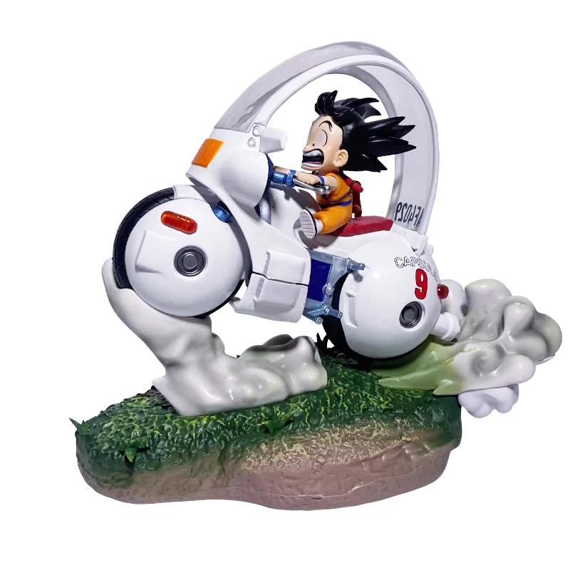 Dragon Super ball Goku motorcycle Goku 9 capsule locomotive box set hand tiktok hot selling animation derivatives