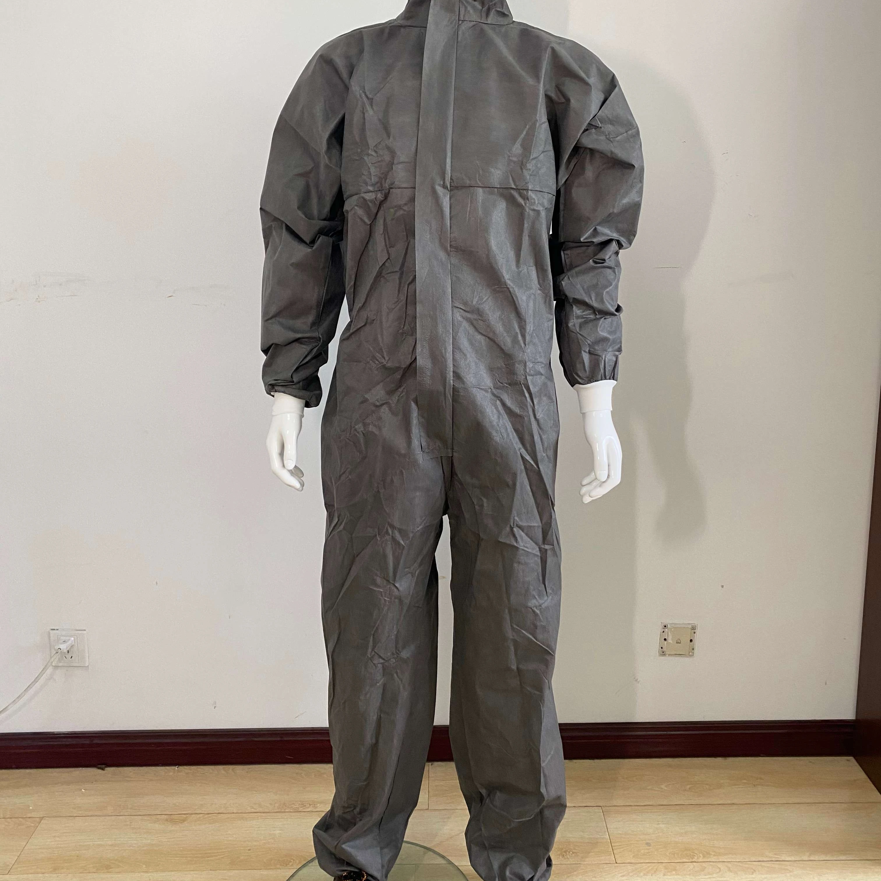 Wholesale Chemical Protection SMS Suit  Isolation Coverall Tyvek Hazmat Suit Disposable Coveralls