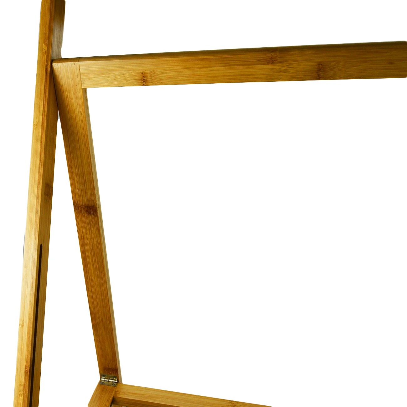 Custom Floor Standing Drying Shelf Bamboo Bath Accessories Storage Ladder Towel Rack Stand for Living Room Bathroom