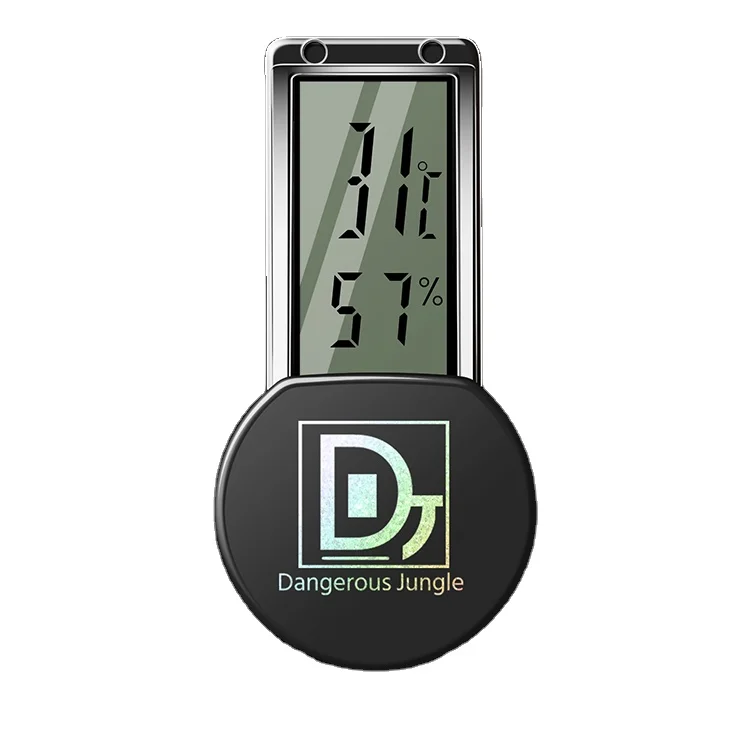 
WS01 Reptile feeding box temperature and hygrometer climbing pet suction cup thermometer 