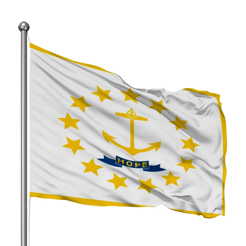 Custom 100% Polyester 3x5ft  State Flag Outdoor Promotion Digital Printing Flags For Display