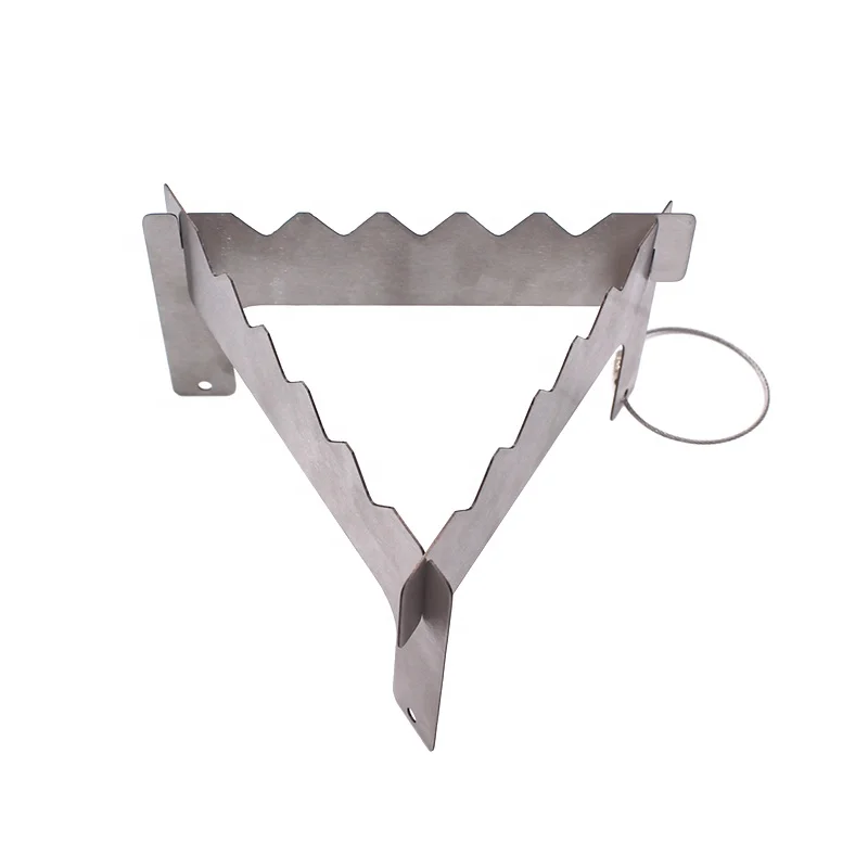 Ultralight Portable Outdoor Activities Stainless Steel Camping Stove Pot Stand for Travel