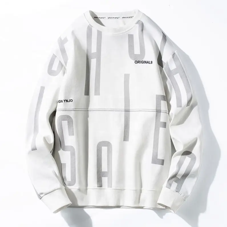 2011 New Style Korean Hip Hop Oversized Pullover Men Long Sleeve Sweatshirt