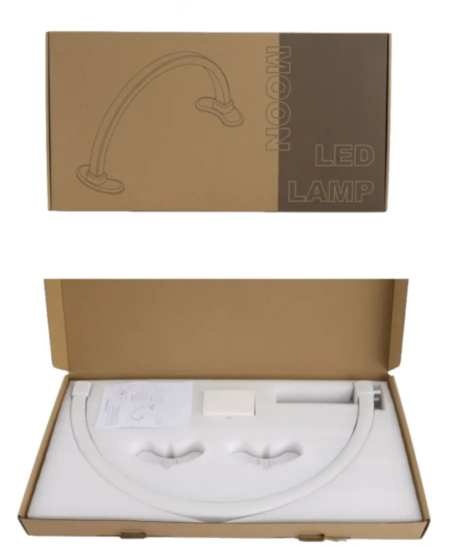 New Arc Eyelash/Nail LED Light Half Moon Lamp For Nails /Eyelash Beauty Salon Table Half Moon Eyelash Light Beauty Equipment