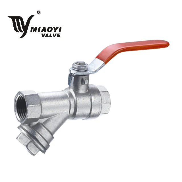 Miaoyi  Factory Household thickened steel handle 1/4 inch to 2 inch Brass Ball Valve