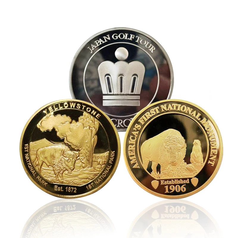 High Quality Custom Collectable Gold and Silver Metal Coin Commemorative Coins