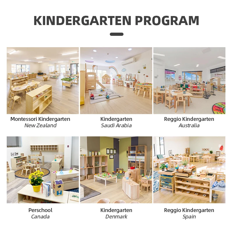 Montessori Toddler Daycare Center Set Preschool Classroom Furniture for Kindergarten Decoration Nursery