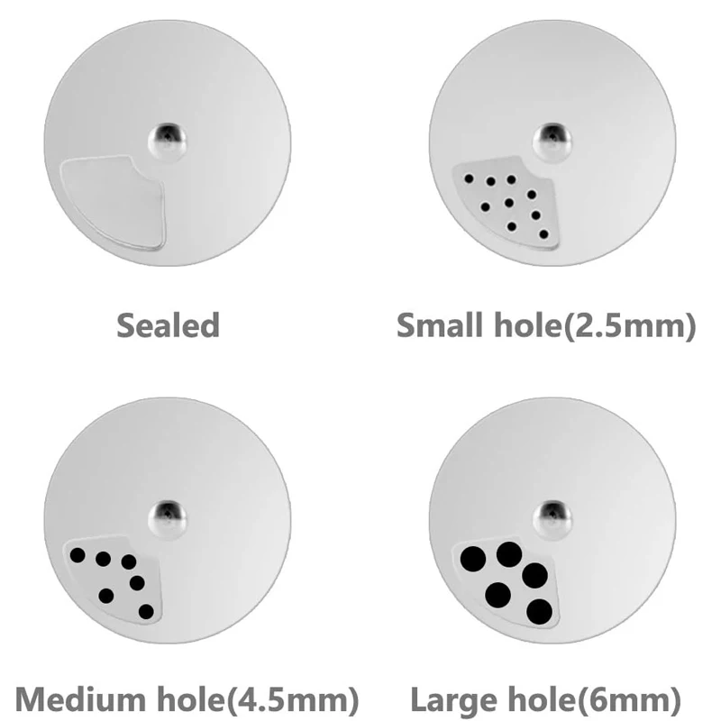 Stainless Steel Spice Shaker Bottle Salt Shaker Salt and Pepper Shakers Set with Adjustable Pour Holes