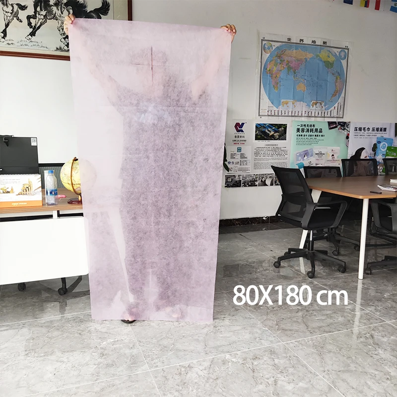 Fitted sheet massage pp non woven disposable bed sheet for spa