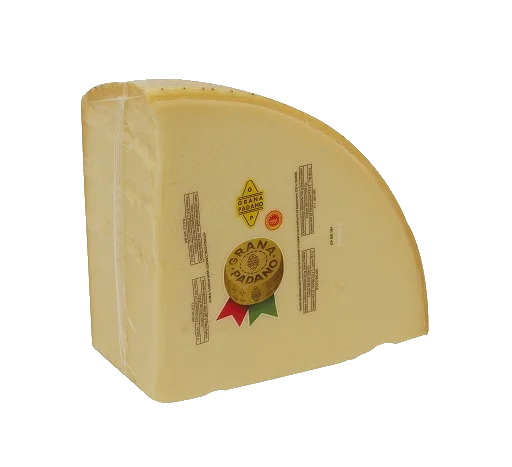Wholesale Cheese Zarpellon Brand 20C371PO For Grana Padano 1/8 4.5 Kg Hard Cheese For Dessert Products