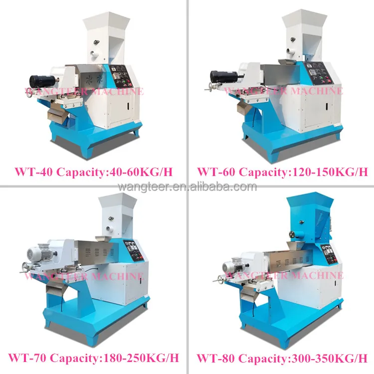 150KG/H Automatic Dry full production line Fish Cat Chicken Animal Pellet Extruder Dog Food Making Machine