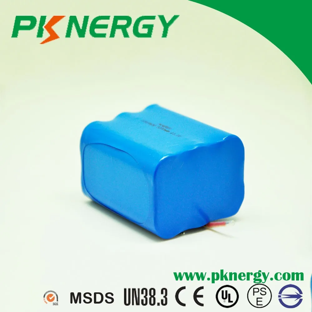 PKNERGY rechargeable 18650 3S2P lithium ion 11.1v 5200mah 6000mah 6700mah li-ion battery pack