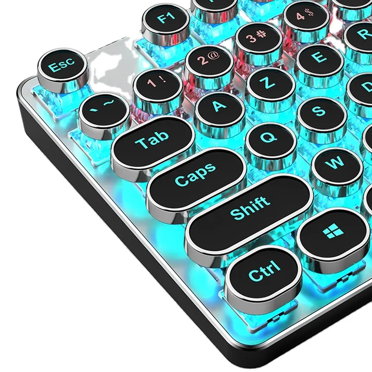 
 Клавиатура с подсветкой, эргономичная игровая клавиатура, водонепроницаемая механическая клавиатура Z6  