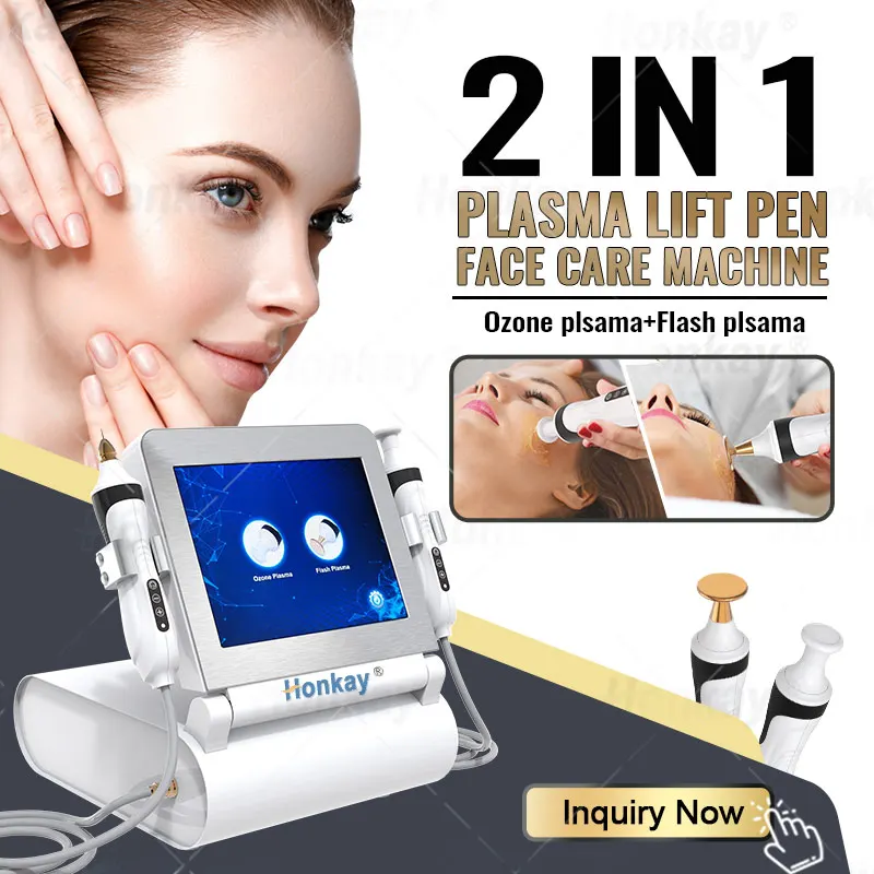 Hot 2 in 1 Plasma Pen For Skin Tightening Wrinkle Removal Cold Plasma Pen Machine For Acne Treatment