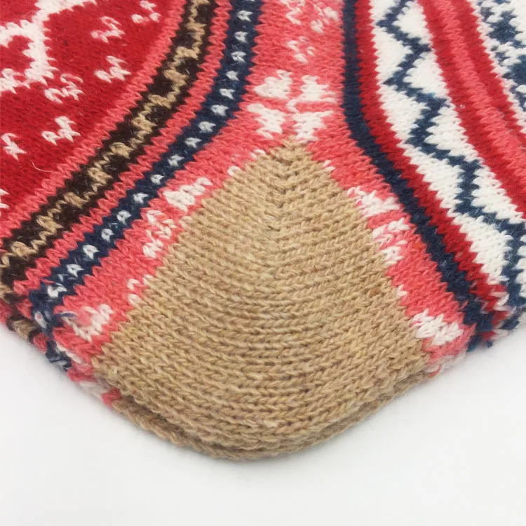 wholesale colorful cashmere winter warm thicken thermal wool socks cashmere socks for women