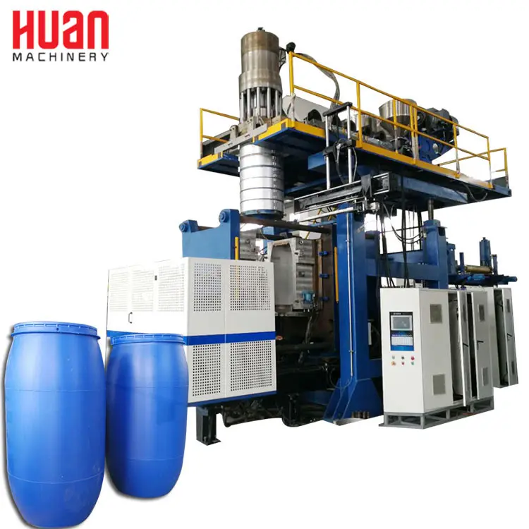 Hdpe plastic 160 liter plastic traffic barrel 160L open barrels extrusion blowing mold making machine