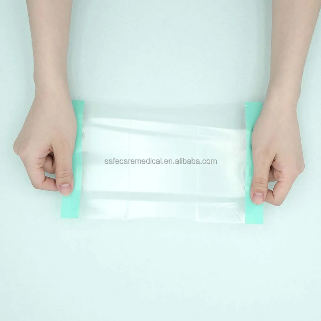 30x40cm Breathable and waterproof sterile PU/PE film surgical film surgical adhesive film without iodine for NPWT dressings