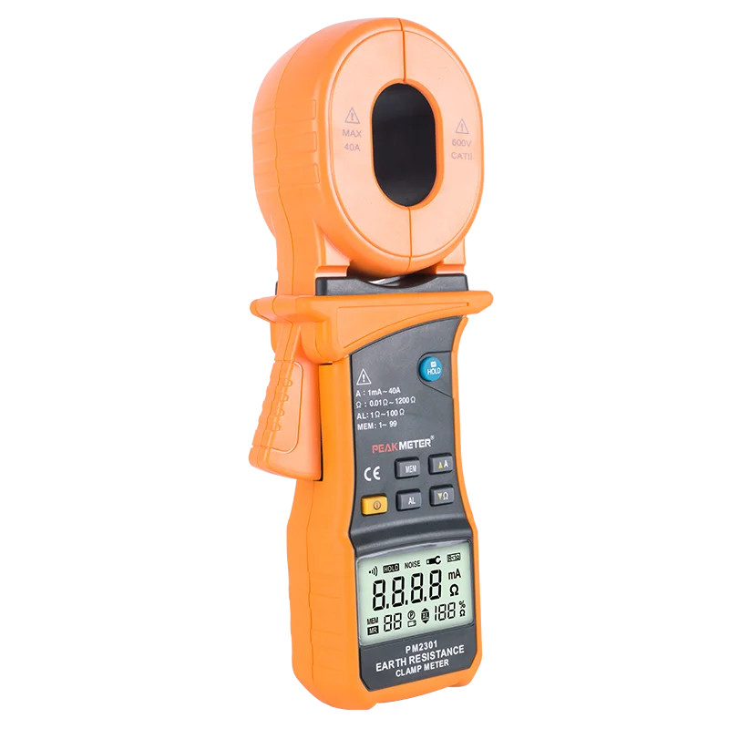 MS2301 High Sensitivity digital earth ground clamp on earth resist meter Resistance meter Tester Lower Power Consumption